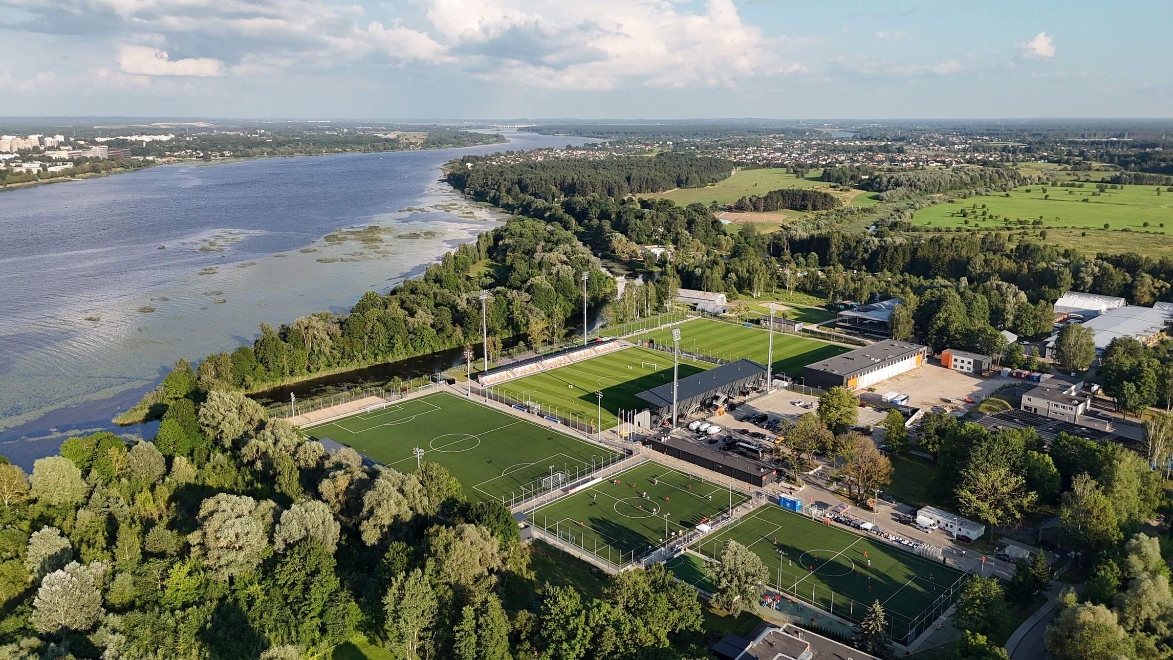 LNK Sporta Parks from the air